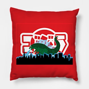 King of the Monsters Pillow
