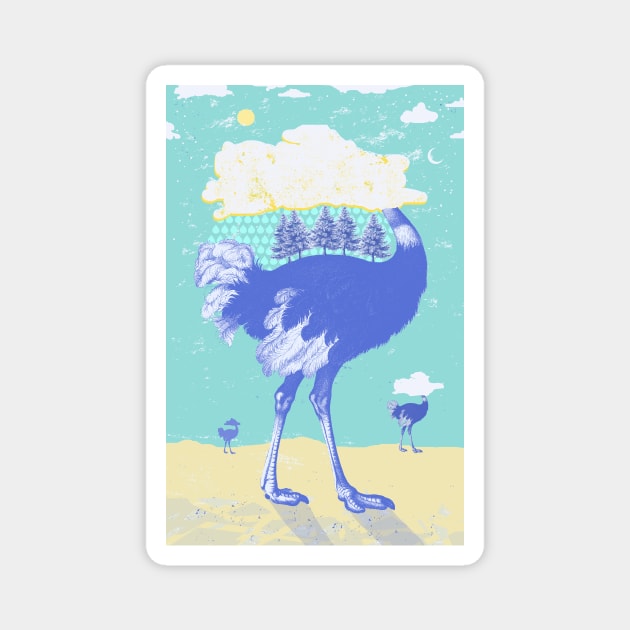 Head in the Clouds Magnet by Showdeer