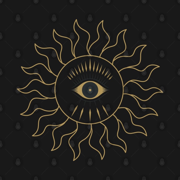 Third eye chakra in the Sun by Kahytal