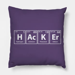 Hacker Elements Spelling Pillow