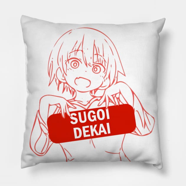 Sugoi Dekai Anime Pillow by BleizerShtorn