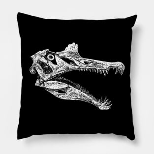 Spinosaurus Skull (plain) Pillow