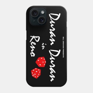 Bill Graham Presents Duran Duran In Reno RARE! Phone Case