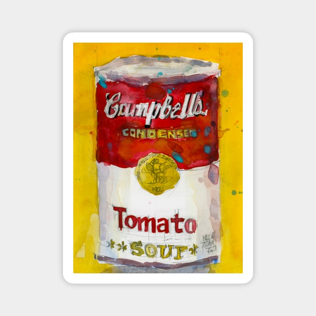 Campbell Soup - Tomato Soup Magnet by dfrdesign