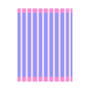 Purple stripes pattern T-Shirt