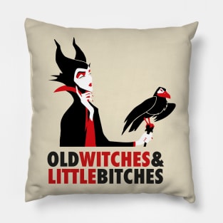 Maleficient - Old witches & little bitches Pillow