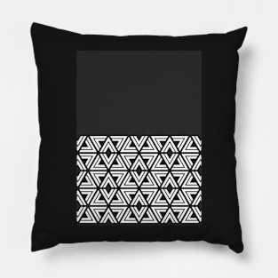 Black and White Geo Pillow