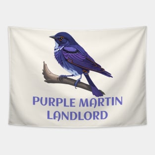 Purple Martin Landlord Purple Martin Birds Lover Adult kids Tapestry