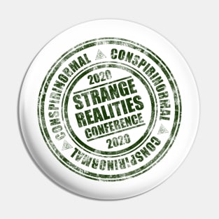 Strange Realities 2020 Official Weathered Seal 1 Pin