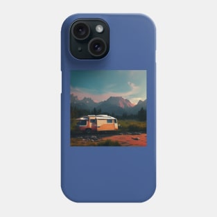 Van Life Camper RV Outdoors in Nature Phone Case