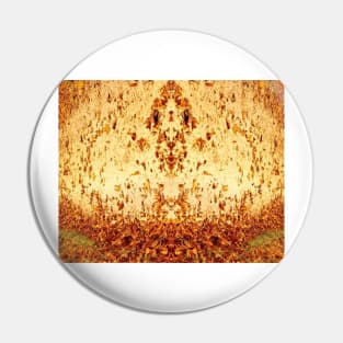 Golden Autumn Leaves art Pin