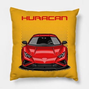 Huracan LP610-4 (Rosso Diablo) Pillow