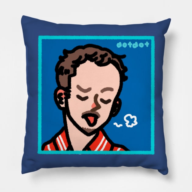 Daniil Medvedev :p Pillow by dotbyedot