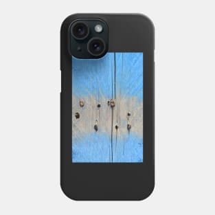 Blue Wood Abstract Phone Case