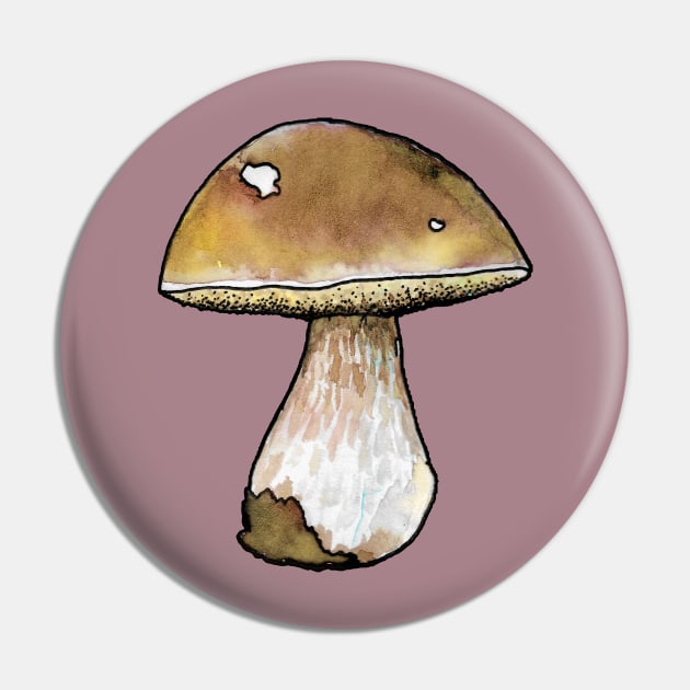 King Bolete Pin by ThisIsNotAnImageOfLoss