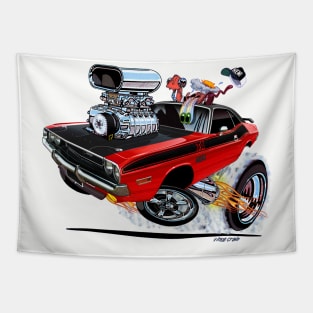 Vince Crain High Octane 1970 Dodge Challenger Tapestry