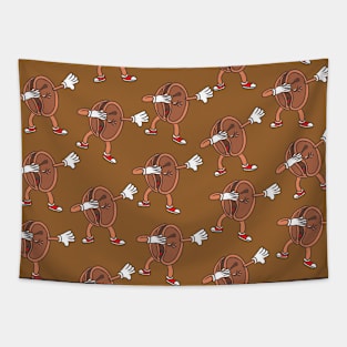 Funny dabbing bread for dancers and dance school Tapestry