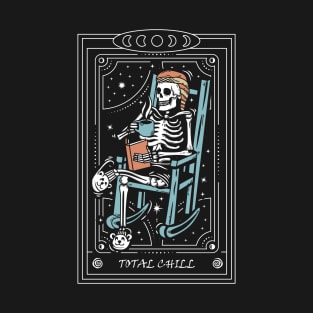 Tarot Card Funny Chilling Skeleton T-Shirt