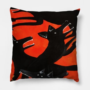 Wild inside (wolf) Pillow