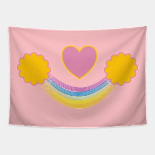 Rainbow smile Tapestry