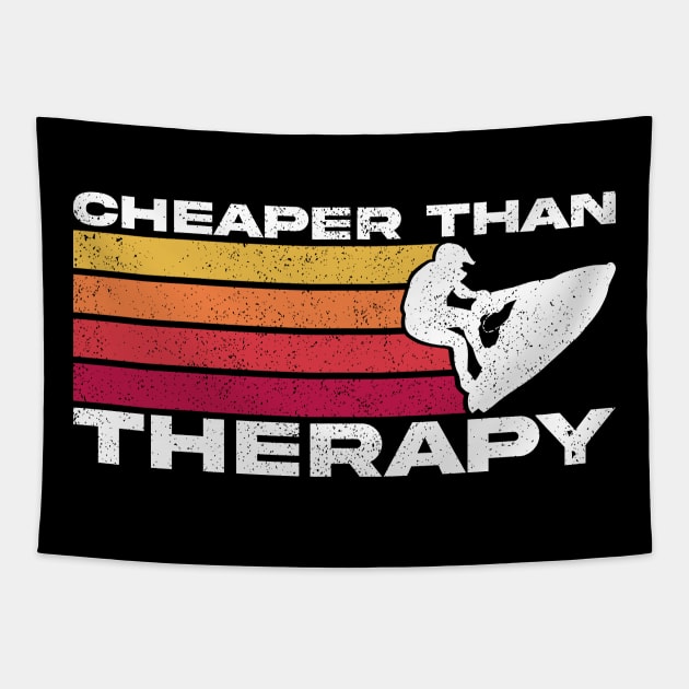 Therapy for Jet Ski Lover Tapestry by Sachpica