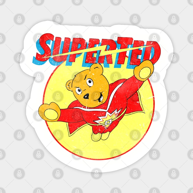 Superted Vintage Magnet by morbinhood