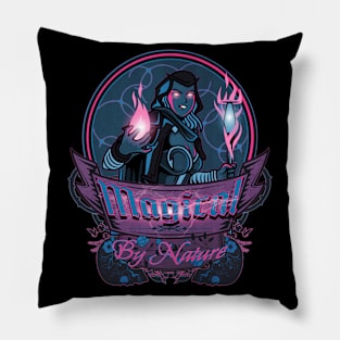 Magical By Nature Dark Mage Pillow