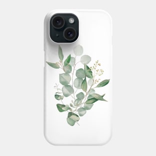 Eucalyptus botanical art Phone Case