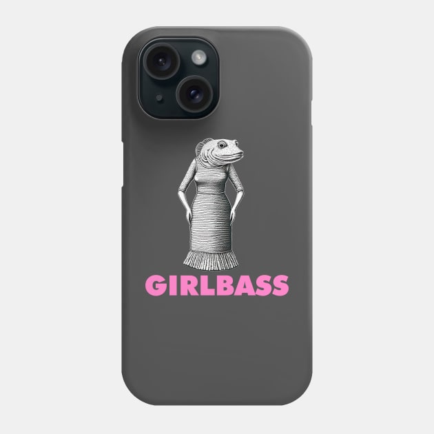 Girl Bass Phone Case by PhilFTW