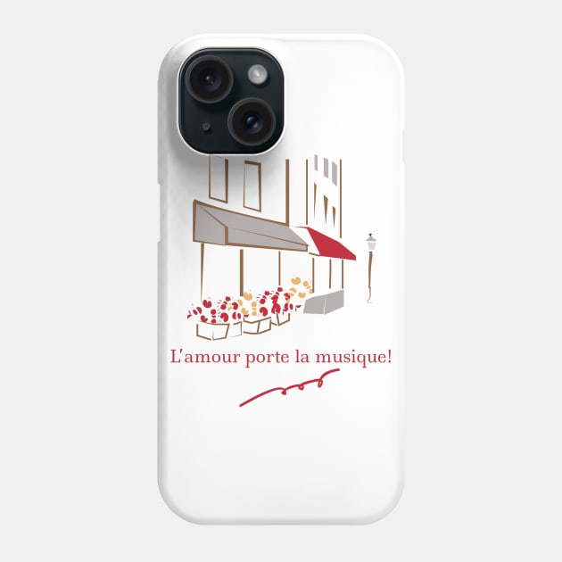 Coffee Paris Phone Case by dddesign