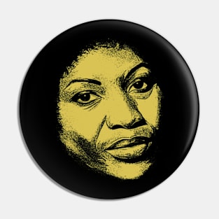 Yellow Toni Morrison Pin