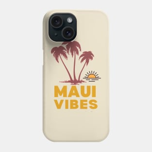 Maui Vibes orange Phone Case