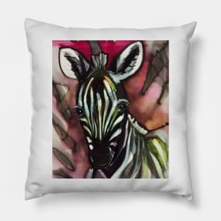 Zebra baby pink Pillow