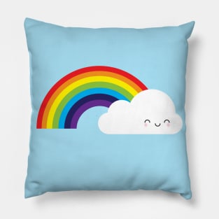 Kawaii Rainbow Pillow