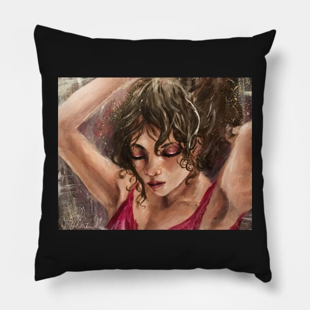 Herz Tanz Pillow by YaebaArts