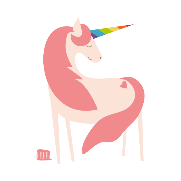 Rainbow Unicorn by FrFr