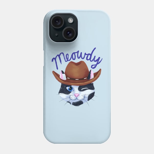 Meowdy! Phone Case by bonfirefighter