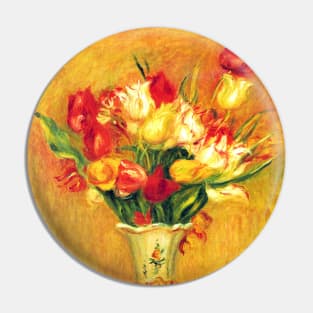 Tulips by Pierre Renoir Pin