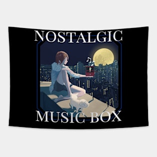 Nostalgic Music Box Tapestry