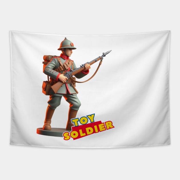 Toy Soldier Tapestry by Rawlifegraphic