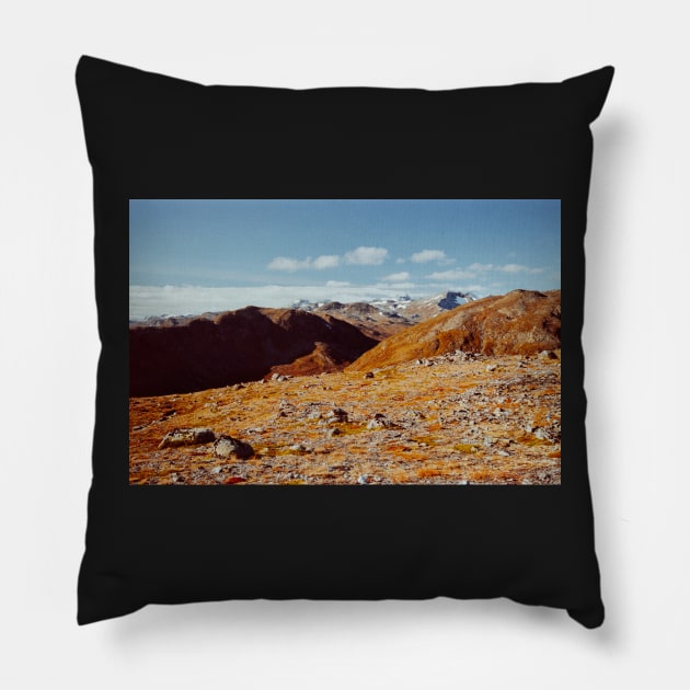 Scandinavia - Norwegian National Park Landscape Shot on Film Pillow by visualspectrum