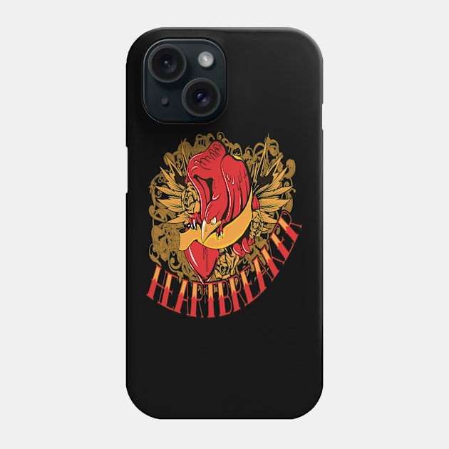 Tattoo Illustration Bird Of Prey Eagle Phone Case by Foxxy Merch