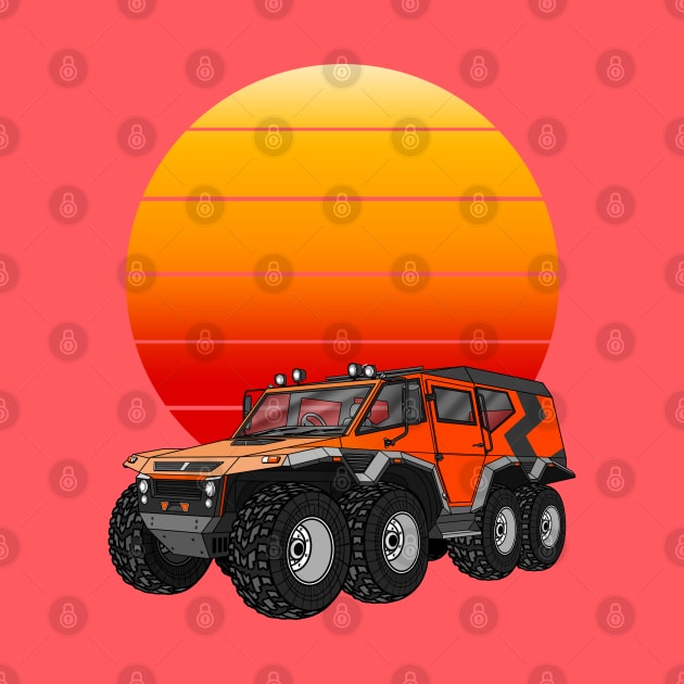 AV toros Shaman 8x8 All-Terrain Vehicle by Guyvit