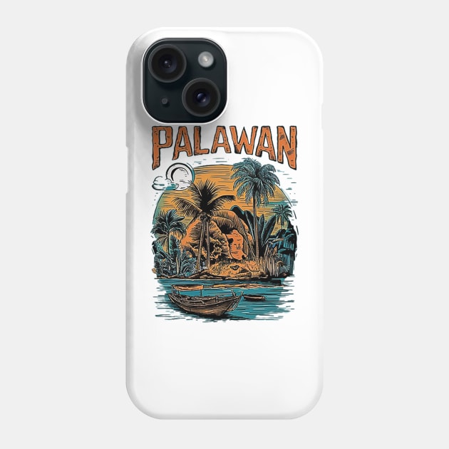 Palawan Island Philippines Phone Case by likbatonboot