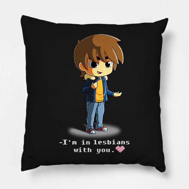 I'M IN <3 SCOTT Pillow by AadiTees