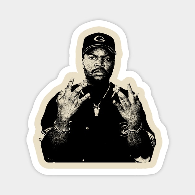 Ice Cube Pencil Art Magnet by 2010artpage