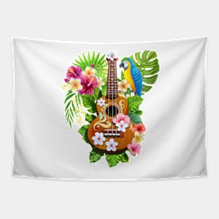 Tropical Summer Hawaiian Art Tapestry