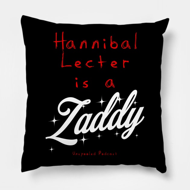 Hannibal Lecter is a Zaddy Pillow by Unspooled