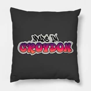 Made in Croydon I Garffiti I Neon Colors I Red Pillow