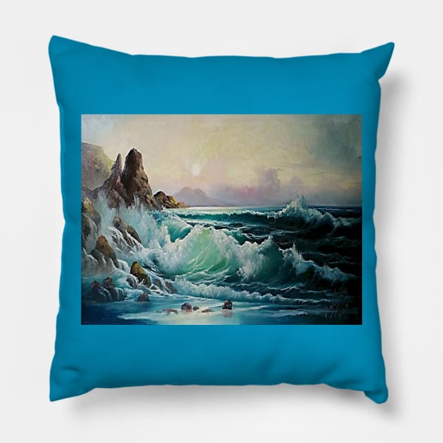 LA TEMPESTAD Pillow by JUANGOMY